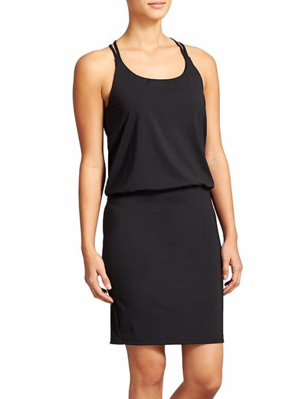 Athleta Women's Black Venice Swim Dress Size Medium
